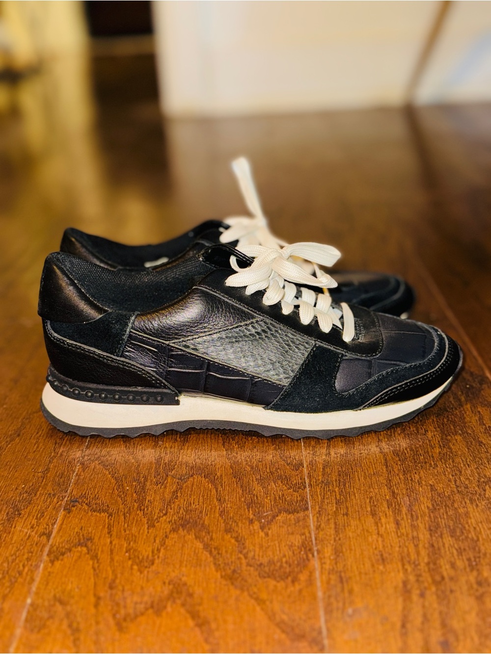 Coach Retail $420 Coach Moonlight patchwork sneakers